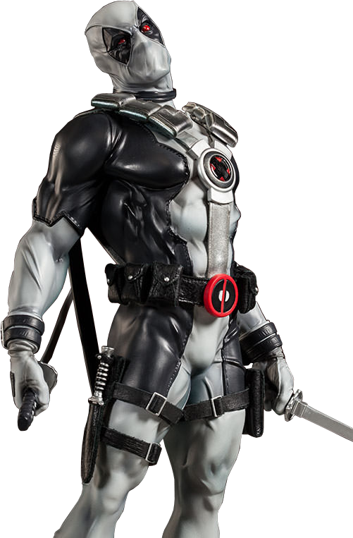 Deadpool X Force Deadpool 20 Premium Format Statue - Marvel: Premium Format Figure: Deadpool (501x763), Png Download