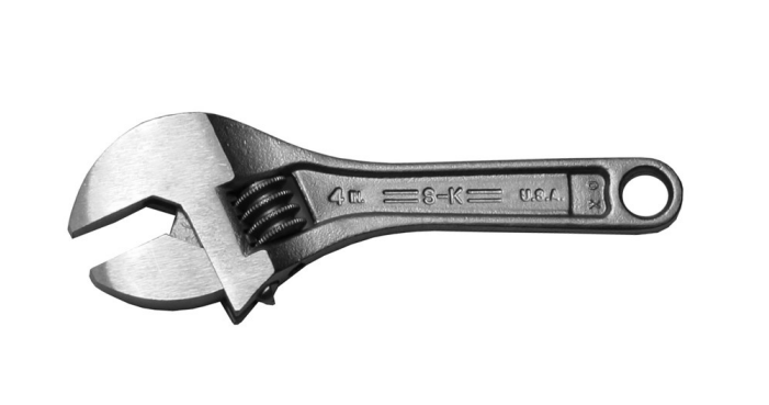 4" Adjustable Wrench - Daves Car Parts Adjustable Wrench 4 Inch -2pack (700x560), Png Download