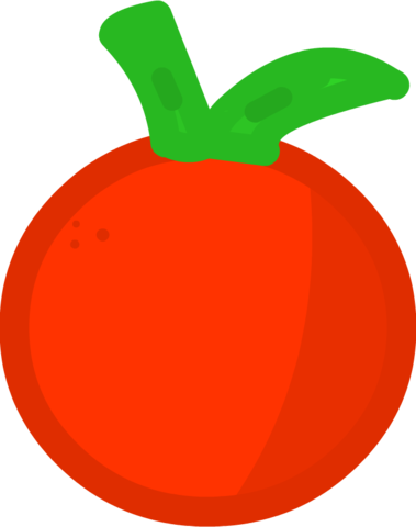 Tangerine - Object Insanity Fish Food Asset (379x480), Png Download