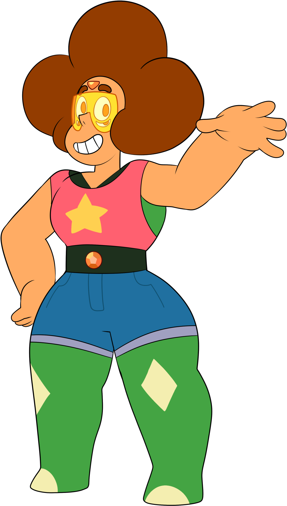 Tangerine Quartz - Steven Fusion With Peridot Tangerine Quartz (1000x1730), Png Download