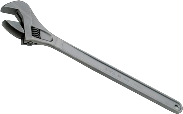 Bahco Adjustable Wrench 45 Deg Angled Head 770mm Long - Wrench (800x800), Png Download