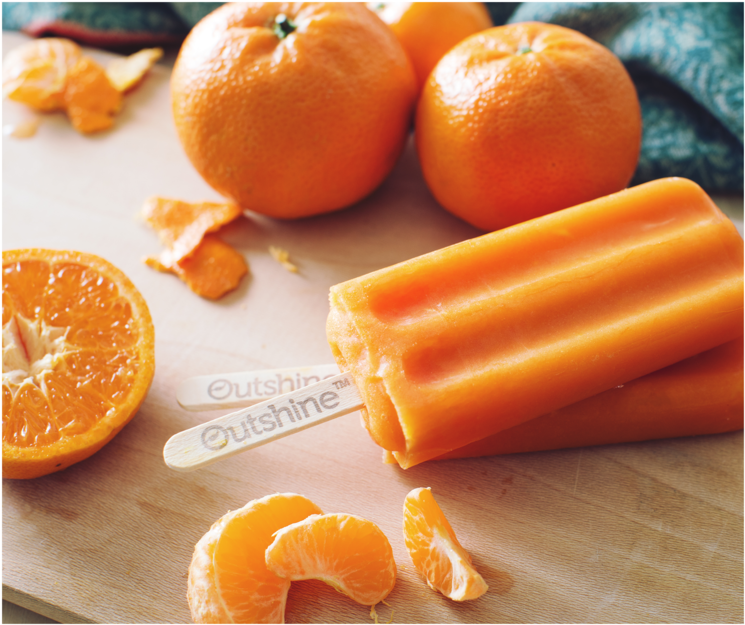Outshine Tangerine Fruit Bars - Dessert (750x750), Png Download