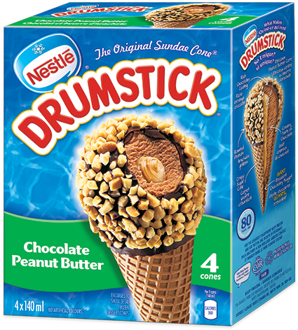 Alt Text Placeholder - Drumstick Ice Cream Grams (600x675), Png Download