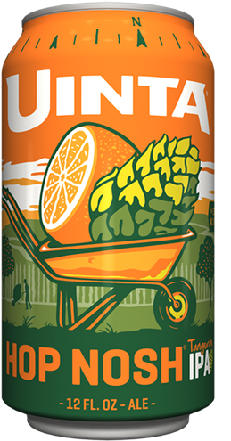Hop Nosh Tangerine - Uinta West Coast Ipa (332x600), Png Download