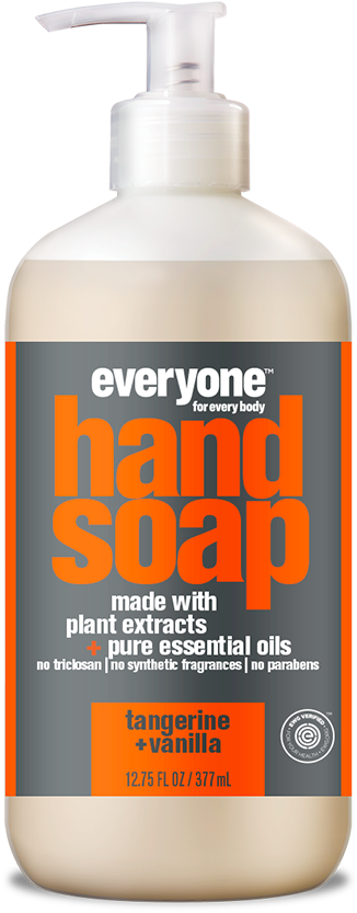 Everyone Tangerine Vanilla Hand Soap - Liquid Hand Soap (1500x1500), Png Download