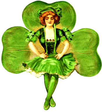 Holidays - Shamrock (372x396), Png Download