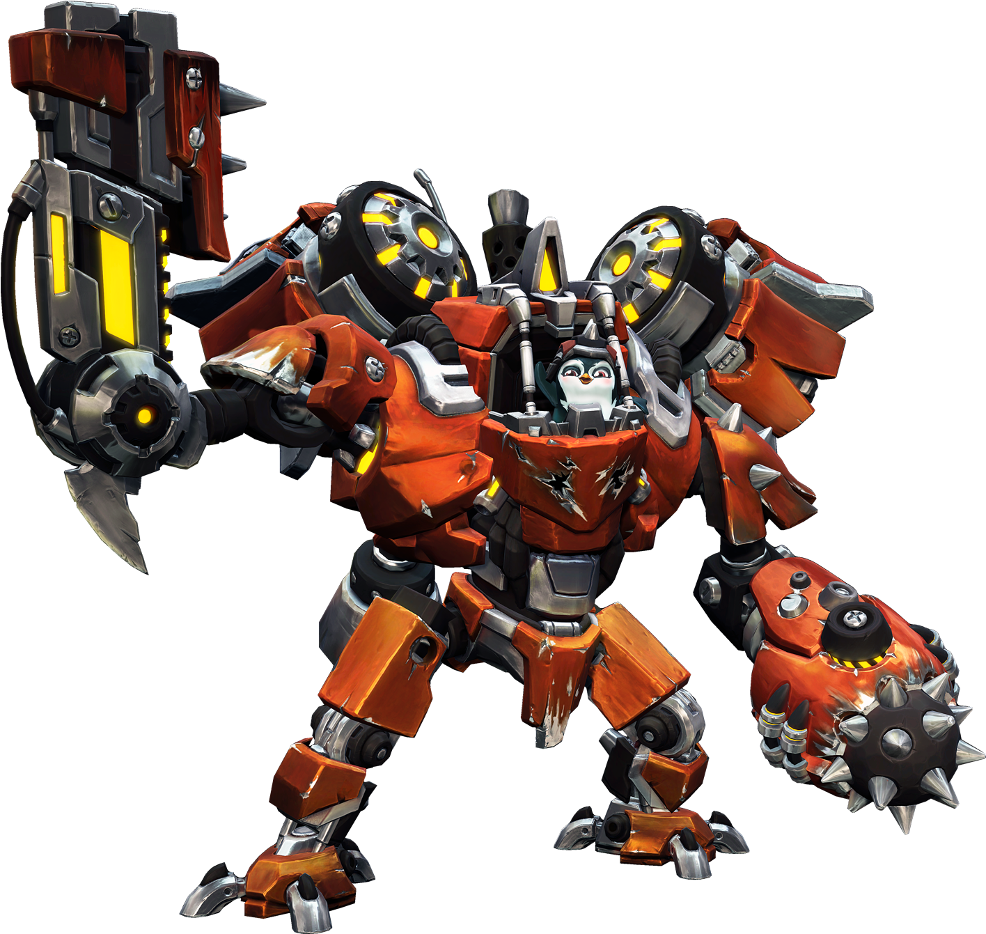 Toby - Battleborn Penguin (1600x1600), Png Download