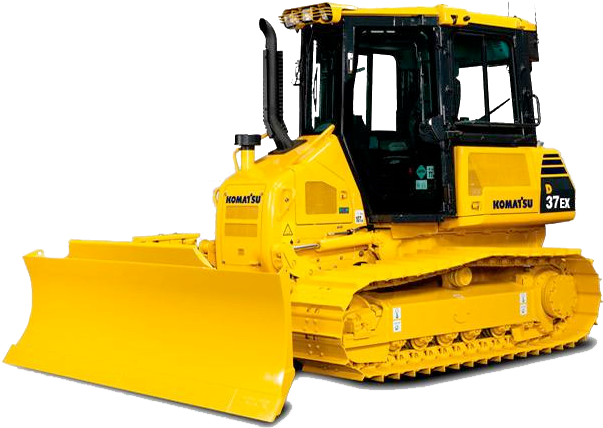 Small Dozers - Bulldozer Komatsu (602x452), Png Download