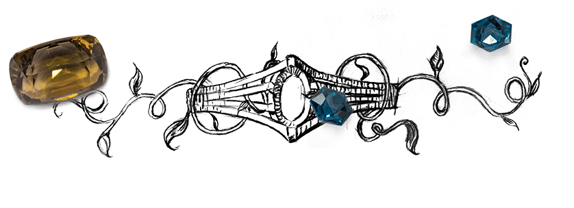 Filigree Fine Jewels - Sketch (1130x310), Png Download