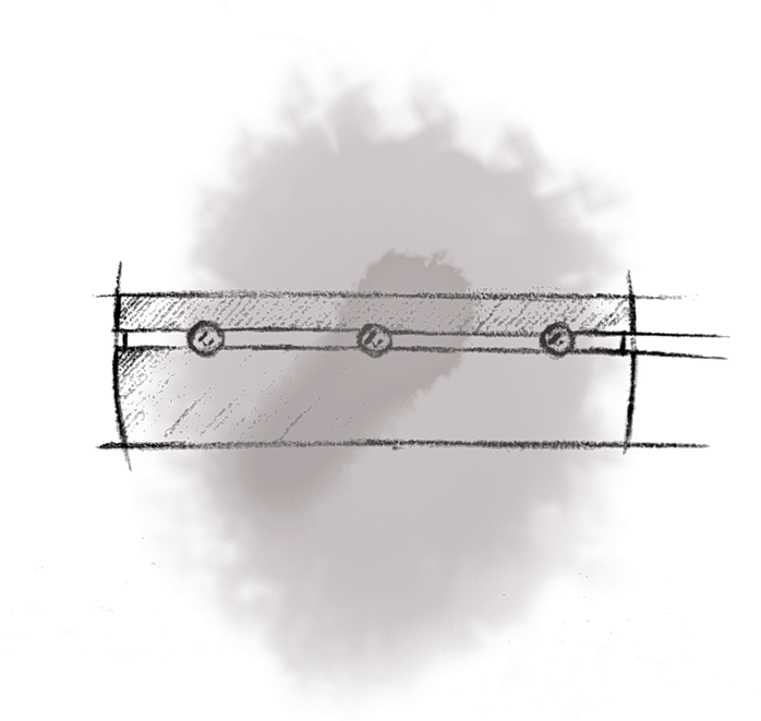 Filigree Wedding Bands - Technical Drawing (700x700), Png Download