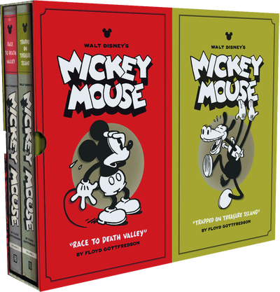 Walt Disney's Mickey Mouse Vol - Walt Disney's Mickey Mouse Vols.1&2 By Gary Groth (400x417), Png Download