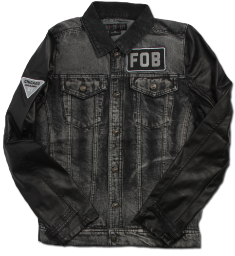 Youngbloods - Jacket - Fall Out Boy Denim Jacket (600x600), Png Download
