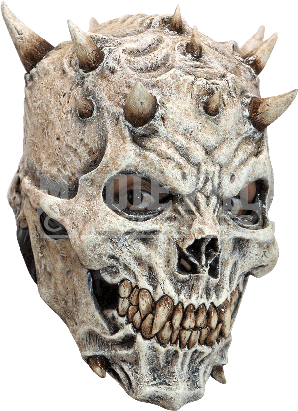 Spiked Skull Mask - Demon Skull Mask Realistic (850x850), Png Download
