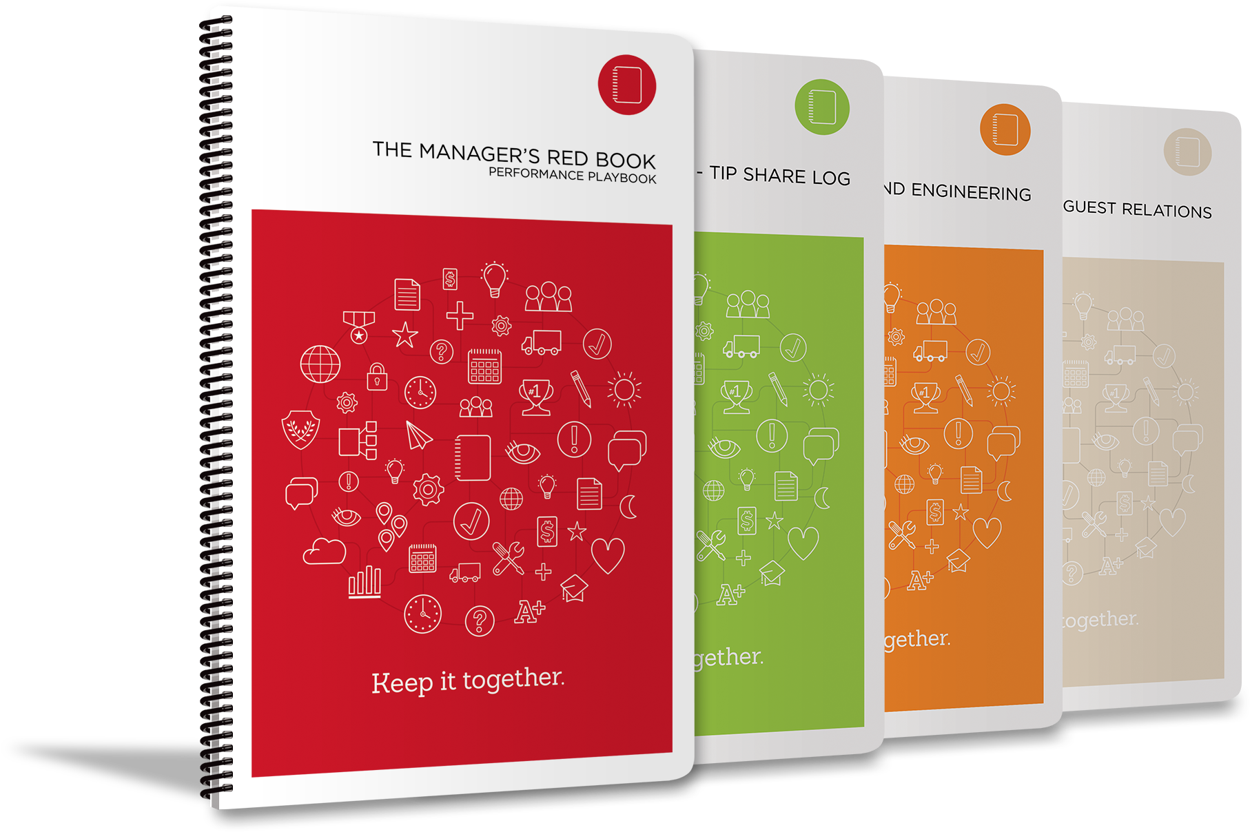 No More Loose Papers, Random Clipboards And Sticky - Red Book Page (1947x1278), Png Download