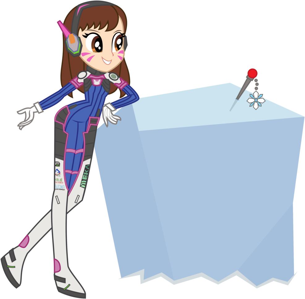 Sketchmcreations, Barely Pony Related, Commission, - Girl D Va Crossover (1093x1024), Png Download