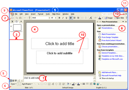 The Powerpoint Window[edit] - Creation Of Powerpoint Presentation (420x293), Png Download