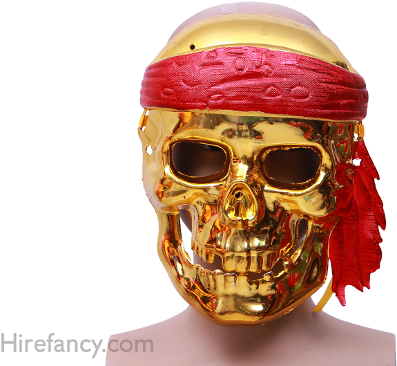 Metallic Skull Mask - Skull (800x533), Png Download