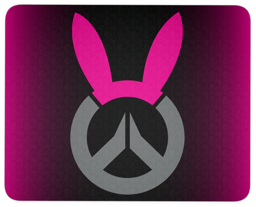 Va Bunny Logo Mouse Pad - Just Funky Overwatch Fleece Blanket Ow-bl-13444 (1024x1024), Png Download