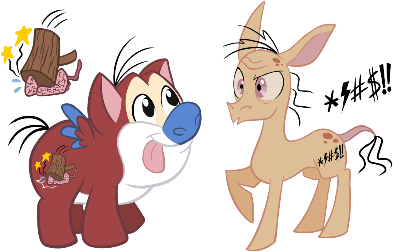 G-blue16, Brain, Mallet, Ponified, Ren And Stimpy, - Human Ren Hoek (1280x822), Png Download