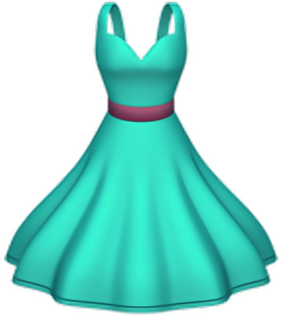 Emoji Vestido (1024x1024), Png Download