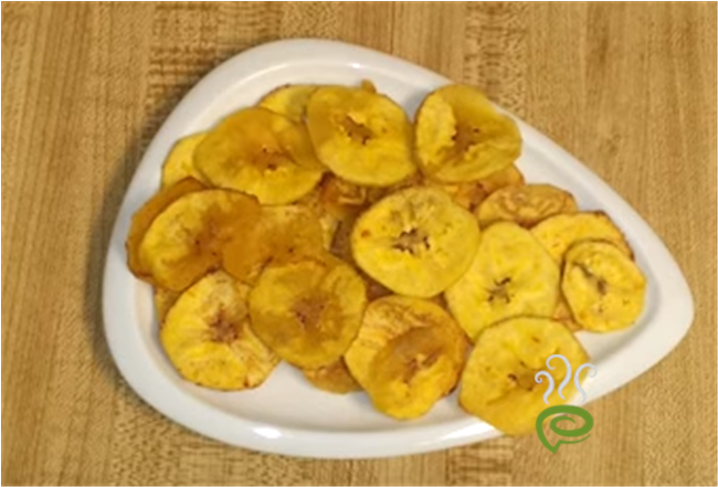 Plantain Chips Video Recipe - Banana (800x441), Png Download