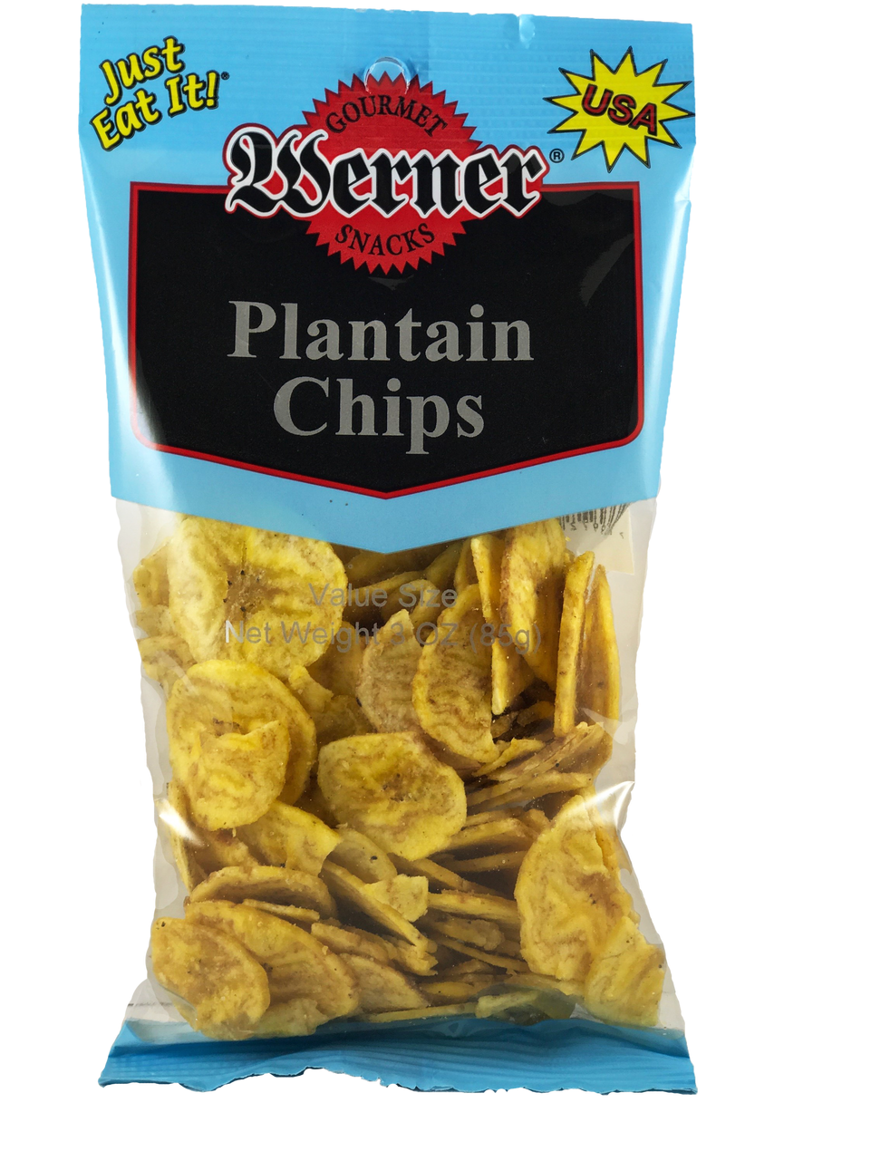 Plantain Chips 3oz Bag 6ct Case - Werner Beef Jerky, Peppered - 3 Oz (960x1280), Png Download
