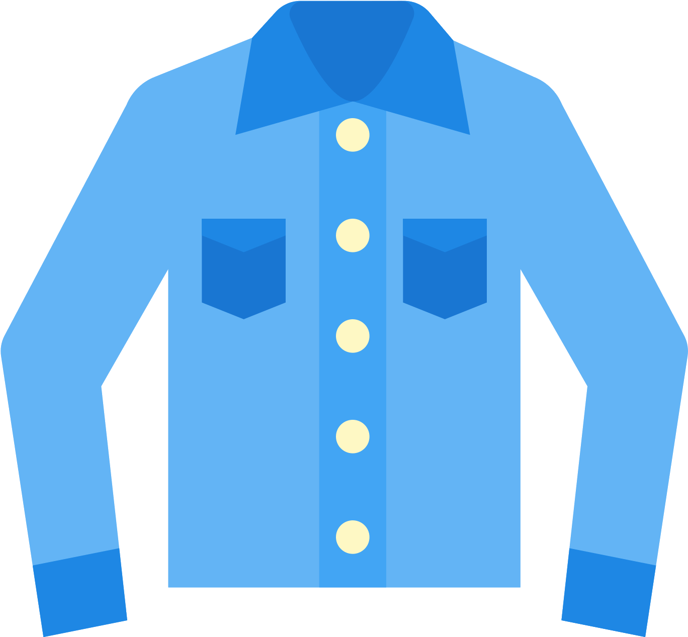 Jeans Jacket Icon - T-shirt (1600x1600), Png Download