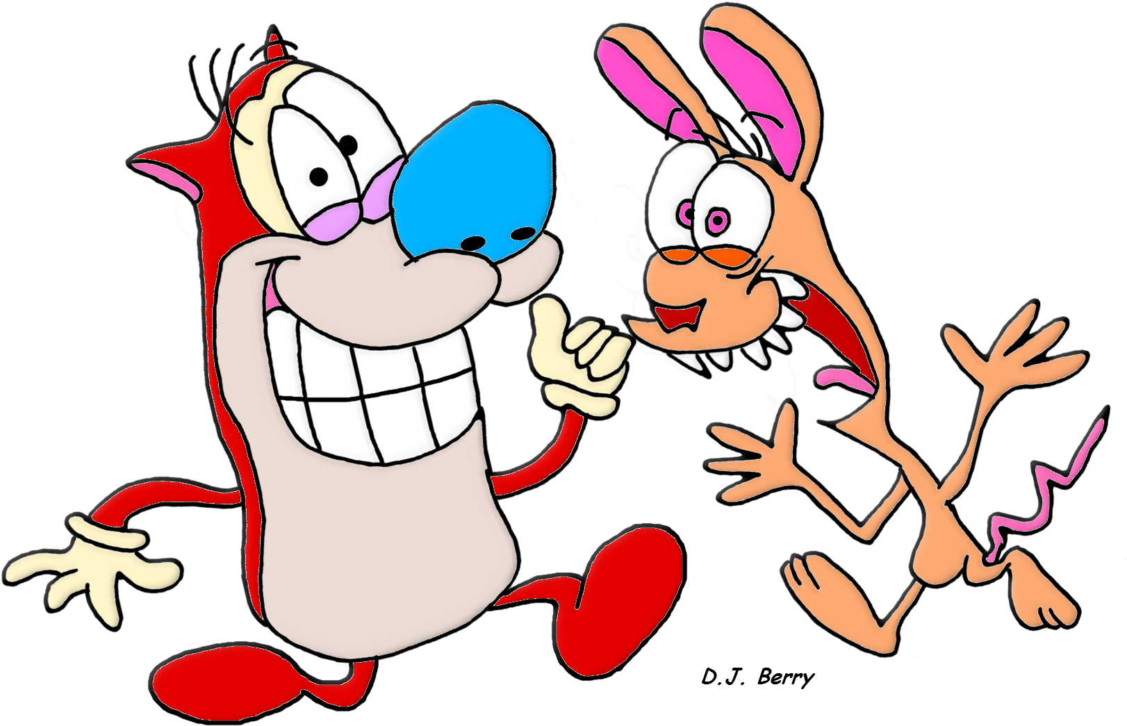 Download Stimpy And Ren Art Transparent PNG Download SeekPNG