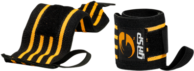 Gasp Hardcore Wrist Wraps - Gasp Hardcore Wrist Wraps - 1 Pair Black/ (460x460), Png Download