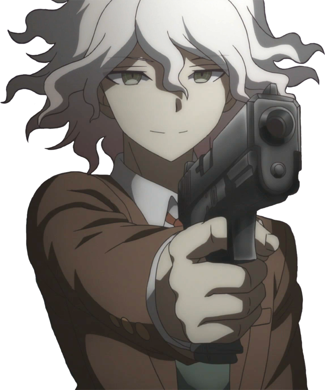 View Samegoogleiqdbsaucenao 1473051148236 , - Nagito Komaeda Gun Meme (649x777), Png Download