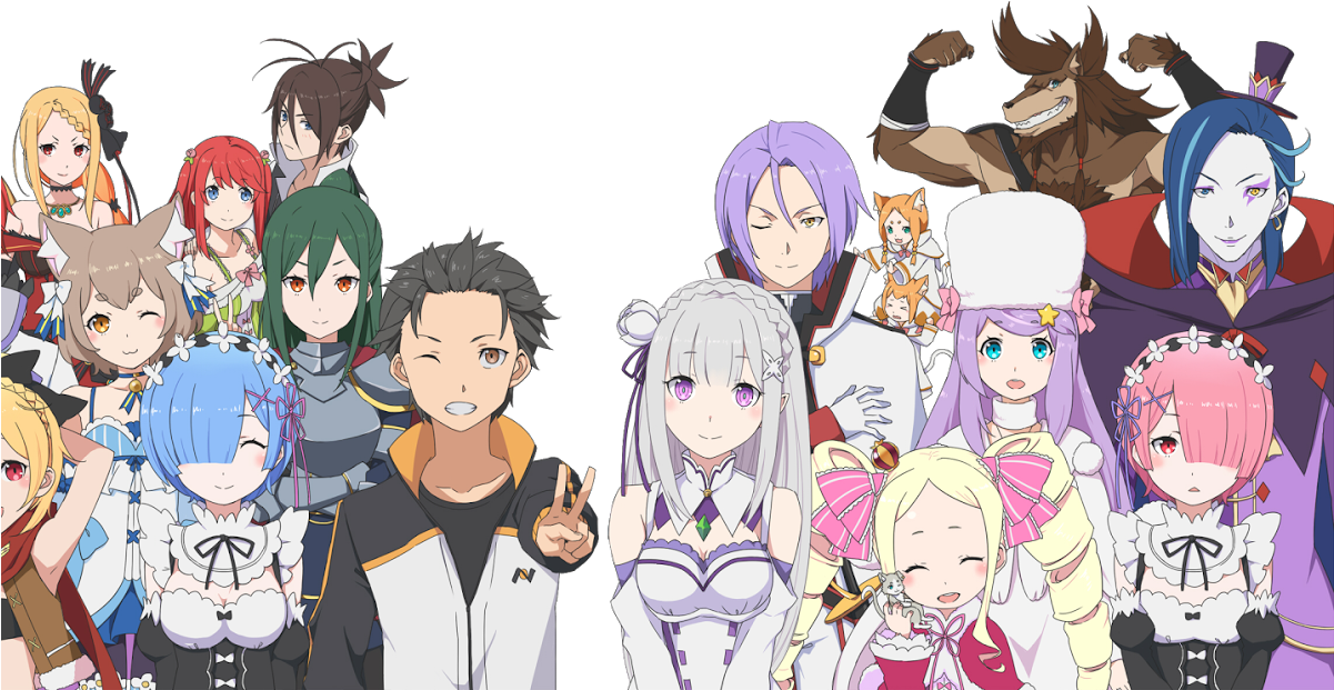 Zero Kara Hajimeru Isekai Seikatsu - Re:zero − Starting Life In Another World (1200x630), Png Download