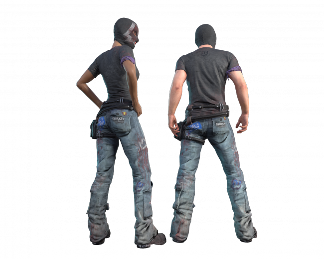 The Addition Of New Playerunknown's Battlegrounds Skins - Twitch Prime Combat Pants (650x520), Png Download