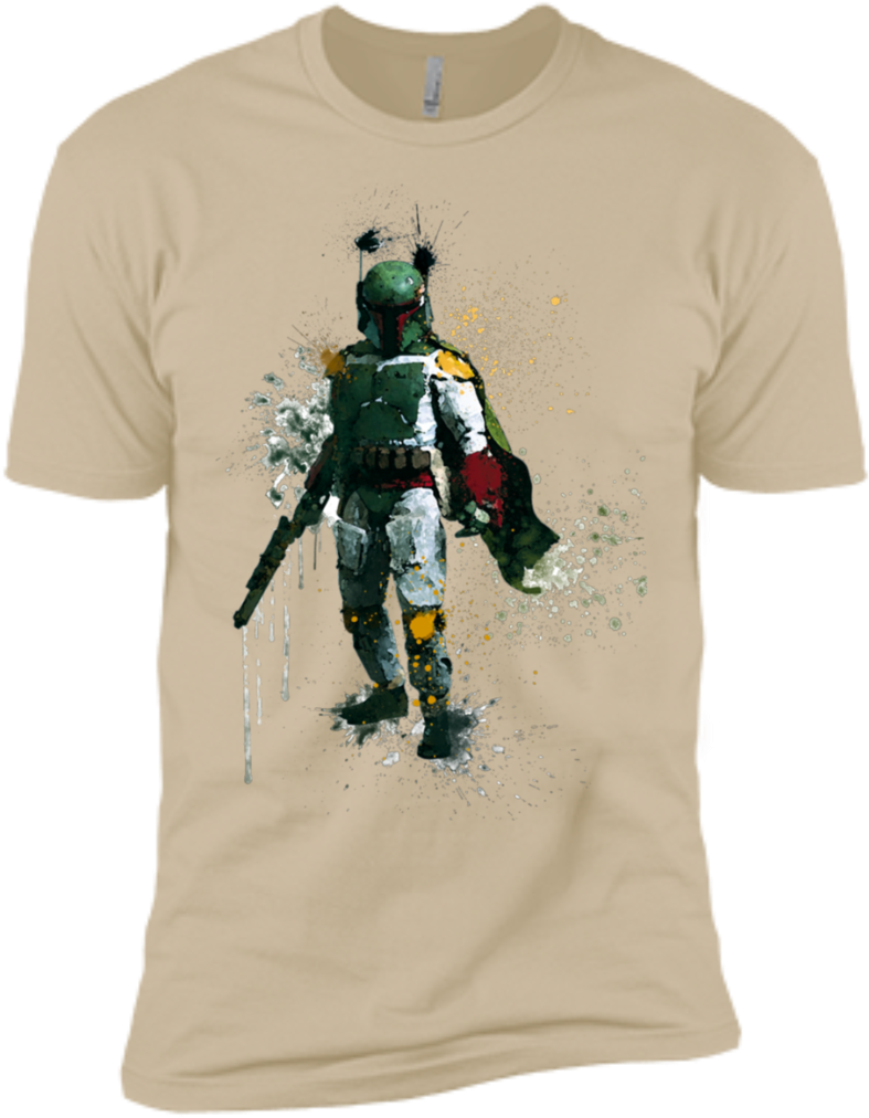 Next Level Premium Short Sleeve Shirt Colorful Splatter - T-shirt (1024x1024), Png Download