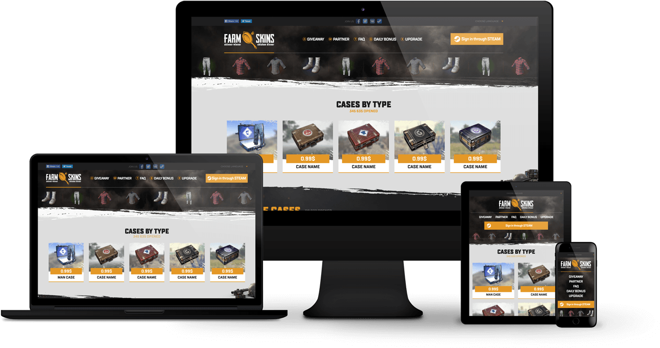 Farmskins > Playerunknown's Battlegrounds Open Cases - Impact Radio 103fm (1440x782), Png Download