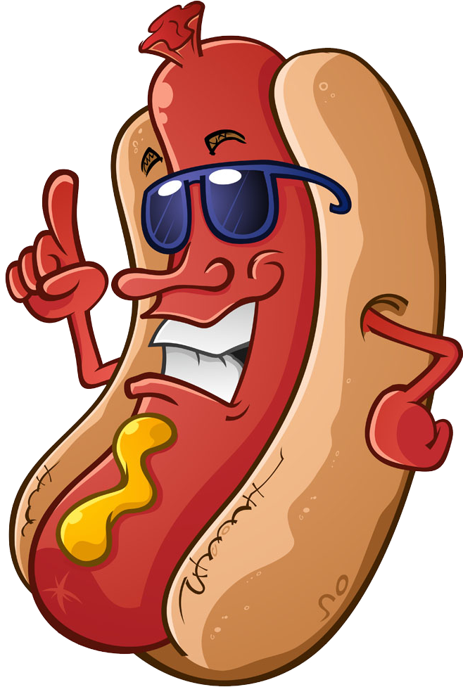 Hot Dog Cartoon Royalty-free Clip Art - Hot Dog Cartoon (680x1000), Png Download