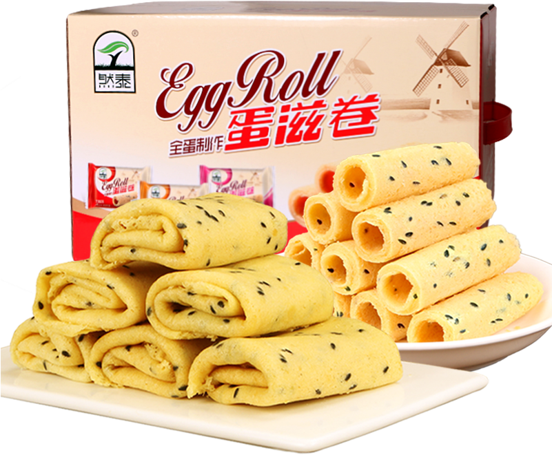 Ran Thai Egg Roll Phoenix Egg Roll Snacks 560g Biscuits - Biscuit Roll (800x800), Png Download