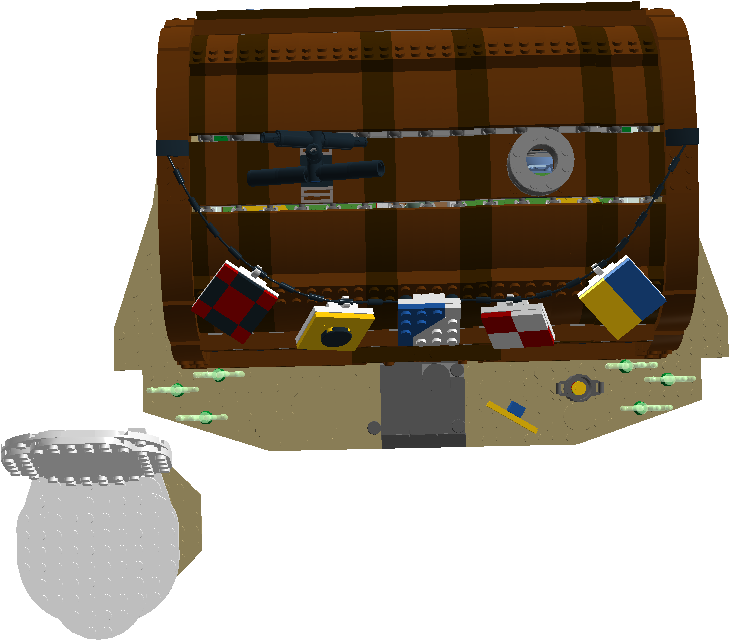 11 - Spongebob Lego Krusty Krab (1040x691), Png Download