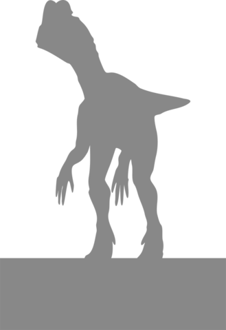 Dilophosaurus - Decal (329x479), Png Download