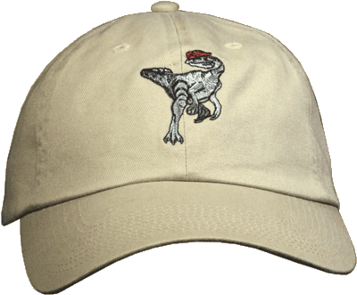 Dilophosaurus Embroidered Cap - Dilophosaurus (420x336), Png Download