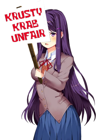 Want To Add To The Discussion - Doki Doki Literature Club Yuri Cutting (480x480), Png Download