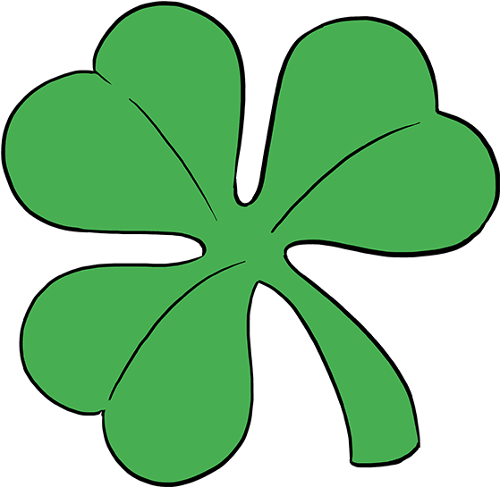 How To Draw Shamrock - Drawing (680x678), Png Download