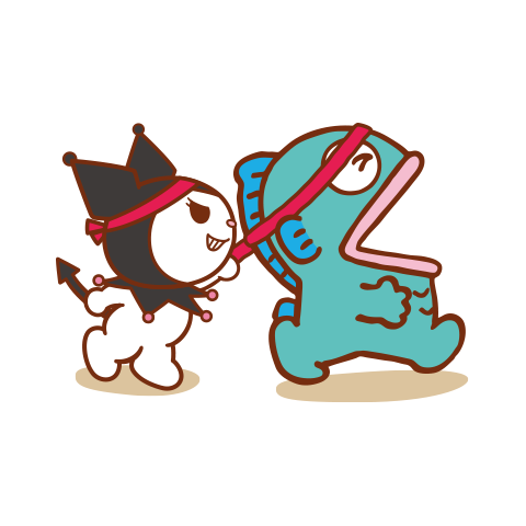 Sanrio Characters Kuromi Hangyodon Image001 - Cartoon (480x480), Png Download