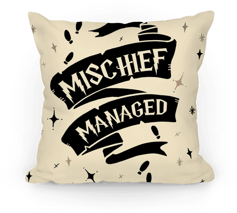 Mischief Managed Pillow Pillow - Mischief Managed Coffee (484x484), Png Download