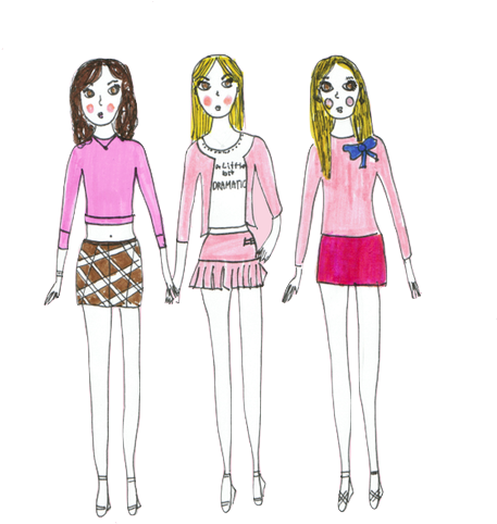 Mine, Transparent, And Tumblr Image - Mean Girls Tumblr Transparent (500x610), Png Download