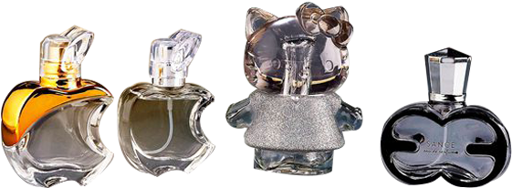 Perfume Bottles - Recycle - Perfume (600x398), Png Download