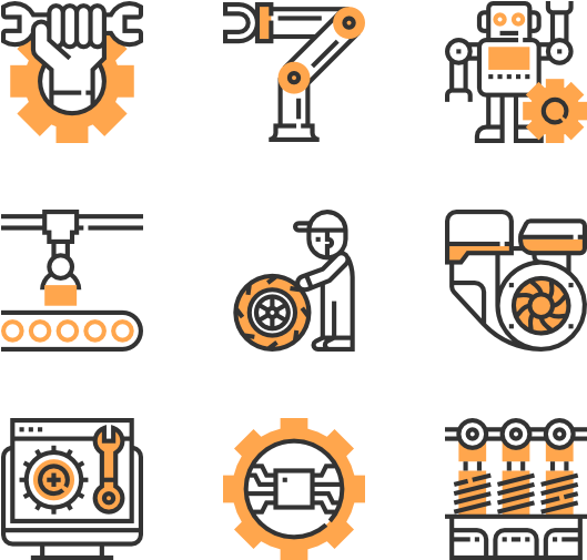 Mechanical - Robot Arm Icon (600x564), Png Download