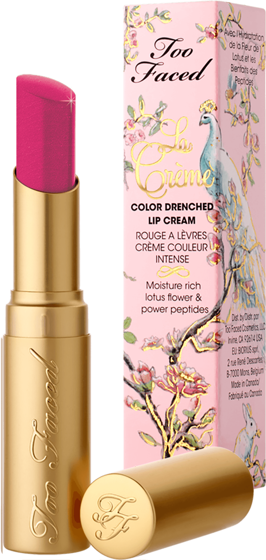La - Too Faced 'la Creme' Lipstick 3g, Unicorn Tears (2000x1800), Png Download