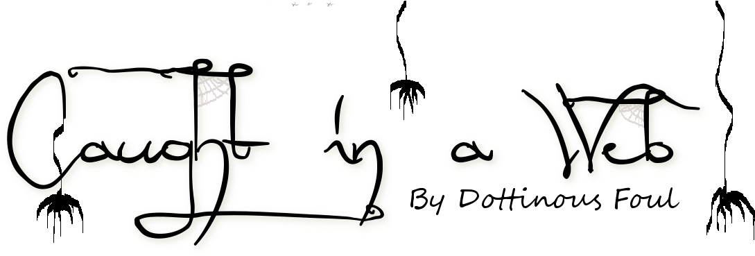 Caught In A Web, By Dottinous Foul - Logo Queen (1200x400), Png Download