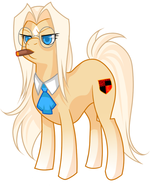 Artist Needed, Cigar, Glasses, Hellsing, No Fucks, - Hellsing My Little Pony (517x642), Png Download