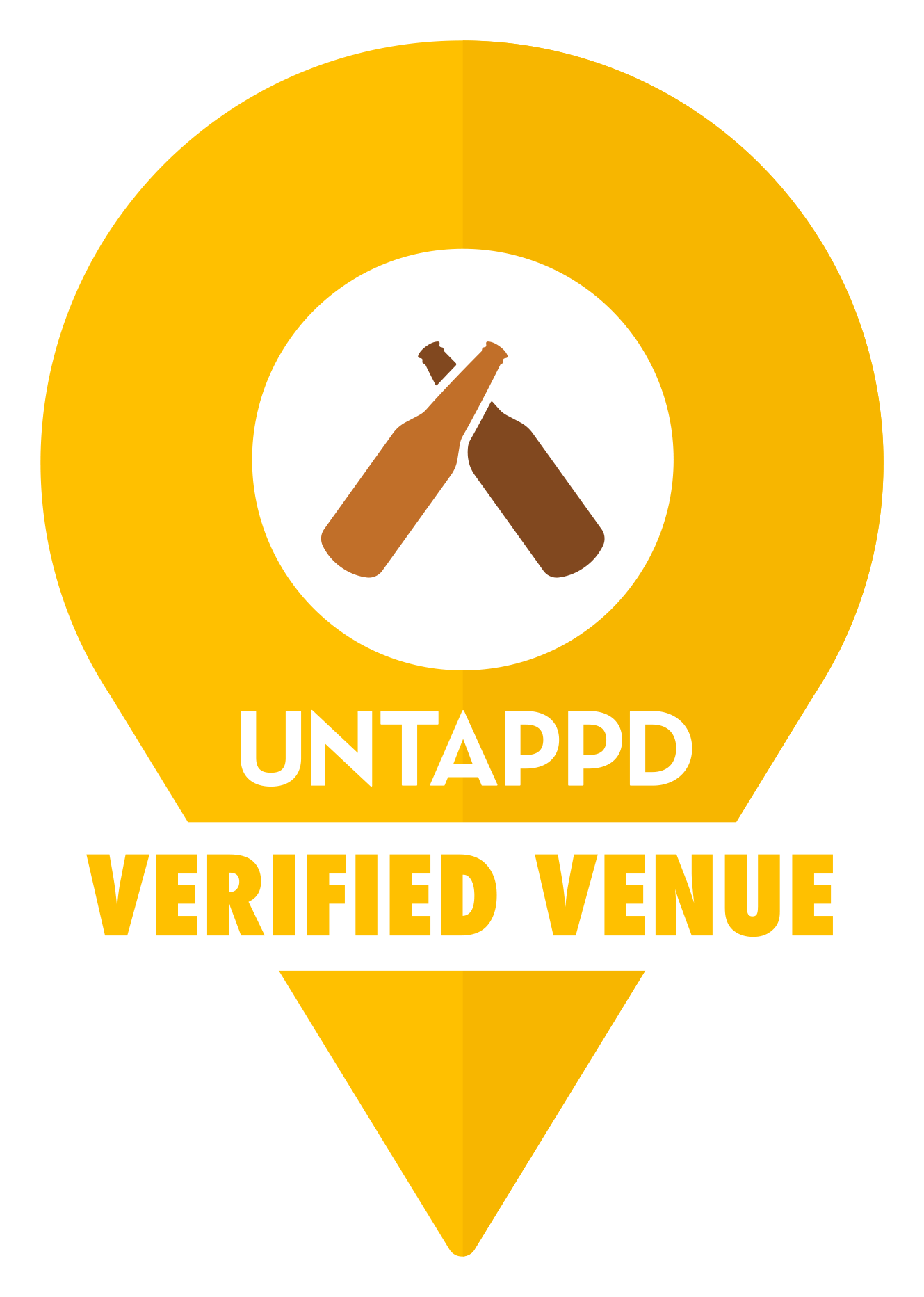 Untappd Verified Venue - Untappd Verified Venue Logo (1329x1865), Png Download